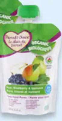 Walmart Parent's Choice 100% organic pouches offer