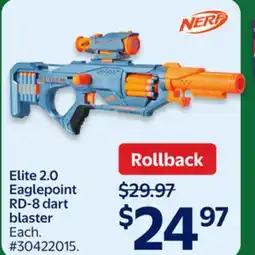 Walmart Elite 2.0 Eaglepoint RD-8 dart blaster offer