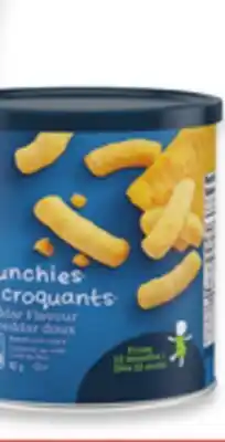 Walmart Gerber mainstream snacks offer