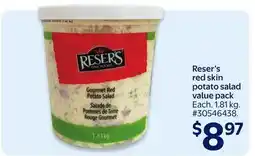 Walmart Reser's red skin o potato salad value pack offer