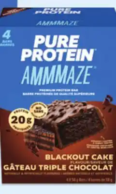Walmart Pure Protein Ammmaze bars offer