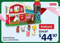 Walmart Fisher Price Animal farm offer