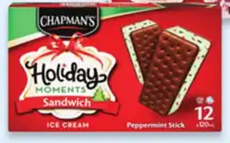Walmart Chapman's Holiday Moments ice cream novelties offer