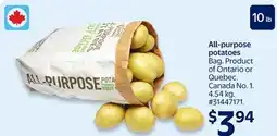 Walmart All-purpose potatoes offer