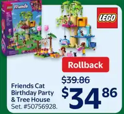 Walmart Lego Friends Cat Birthday Party & Tree House offer
