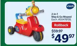 Walmart Vtech 2-in-1 Map & Go Moped offer