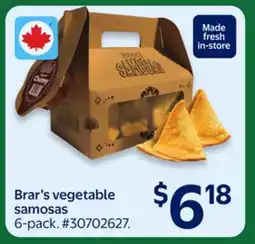 Walmart Brar's vegetable samosas offer