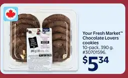 Walmart Your Fresh Market Chocolate Lovers cookies offer