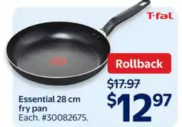 Walmart Essential 28 cm fry pan offer