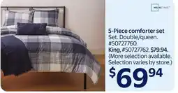 Walmart 5-Piece comforter set offer
