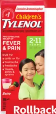 Walmart Children's Tylenol offer