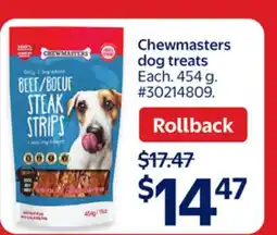 Walmart Chewmasters dog treats offer