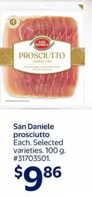 Walmart San Daniele prosciutto offer