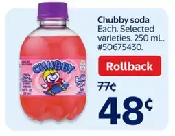 Walmart Chubby soda offer