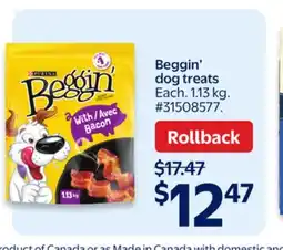 Walmart Beggin' dog treats offer