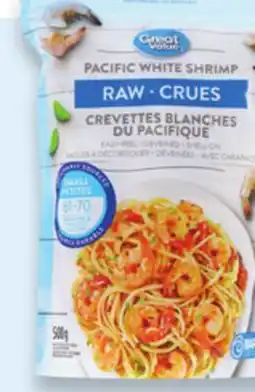 Walmart Great Value raw shrimp offer