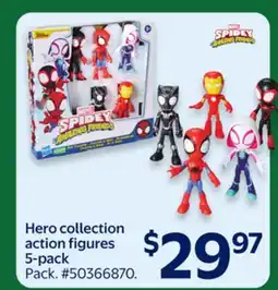 Walmart Hero collection action figures 5-pack offer