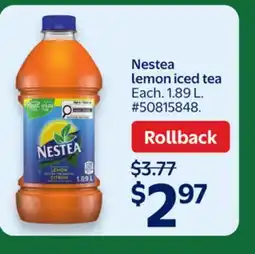 Walmart Nestea lemon iced tea offer