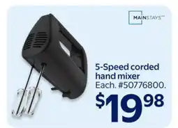 Walmart 5-Speed corded hand mixer offer