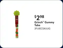 Walmart Grinch Gummy Tube offer