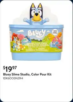 Walmart Bluey Slime Studio, Color Pour Kit offer