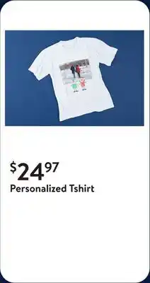 Walmart Personalized Tshirt offer