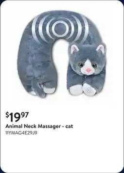 Walmart Animal Neck Massager - cat offer