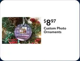 Walmart Custom Photo Ornaments offer