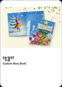 Walmart Custom Story Book offer
