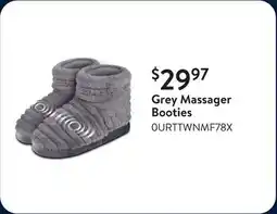 Walmart Grey Massager Booties offer
