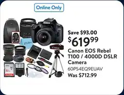 Walmart Canon EOS Rebel T100 / 4000D DSLR Camera ​ offer