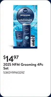 Walmart 2025 NFM Grooming 4Pc Set offer