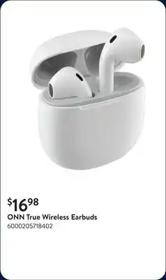 Walmart ONN True Wireless Earbuds offer