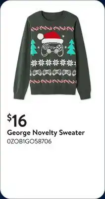Walmart George Novelty Sweater offer