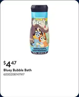 Walmart Bluey Bubble Bath offer