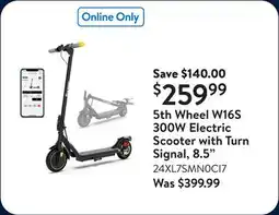 Walmart 5th Wheel W16S 300W Electric Scooter with Turn Signal, 8.5 ​ offer