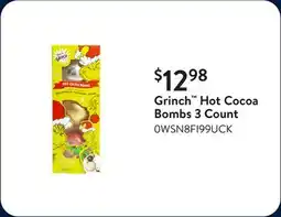 Walmart Grinch Hot Cocoa Bombs 3 Count offer