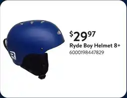 Walmart Ryde Boy Helmet 8+ offer