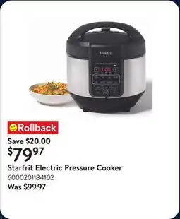 Walmart Starfrit Electric Pressure Cooker offer