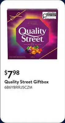 Walmart Quality Street Giftbox offer