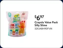 Walmart Crayola Value Pack Silly Slime offer