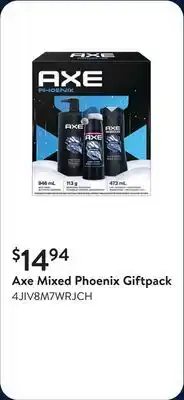 Walmart Axe Mixed Phoenix Giftpack offer