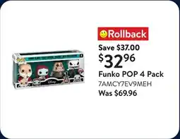 Walmart Funko POP 4 Pack offer