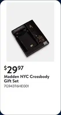 Walmart Madden NYC Crossbody Gift Set offer