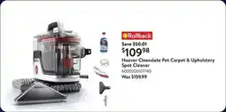 Walmart Hoover Cleanslate Pet Carpet & Upholstery Spot Cleaner offer