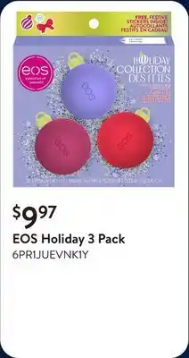 Walmart EOS Holiday 3 Pack offer