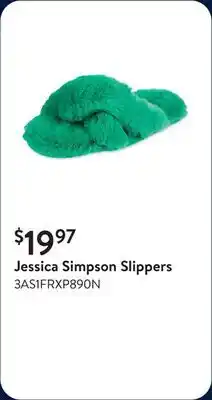 Walmart Jessica Simpson Slippers offer