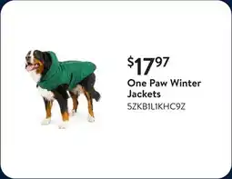 Walmart One Paw Winter Jackets offer