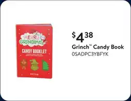 Walmart Grinch Candy Book offer