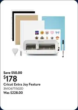 Walmart Cricut Extra Joy Feature offer